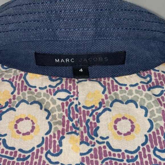 SOLD Marc Jacobs Blue Jacket 4 - Picture 4 of 4